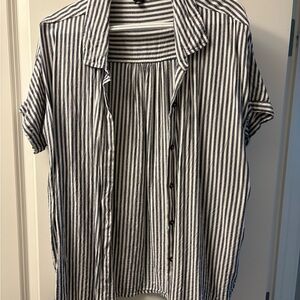 Women’s Striped Button-Up Shirt